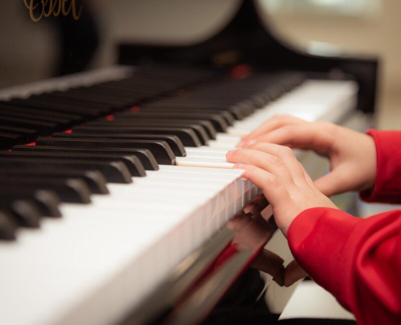 Kid Playing Piano